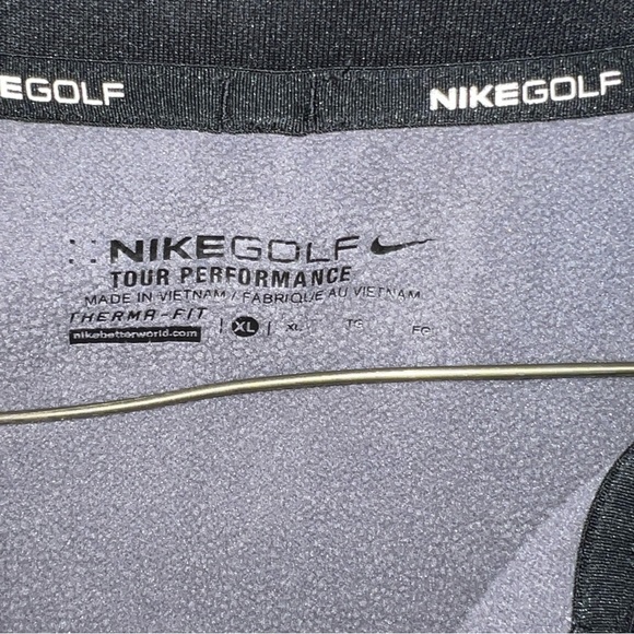 Mens Nike Golf Therma Fit 1/4 Quarter Zip Tour‎ Performance Red Pullover Size XL - Picture 6 of 9